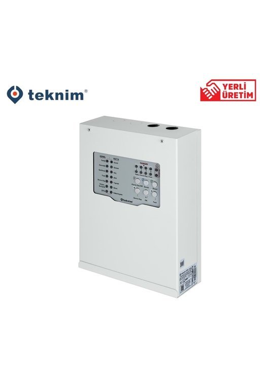 TEKNİM TFP-3124 4 BÖLGELİ KONVANSİYONEL YANGIN ALARM PANELİ.TEK AKÜ İLE ÇALIŞIR (AKÜ HARİÇ