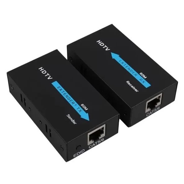 60 M HDMI EXTENDER PM-18232 HDMI TO CAT5/CAT6 60 METRE UZATICI EXTENDER