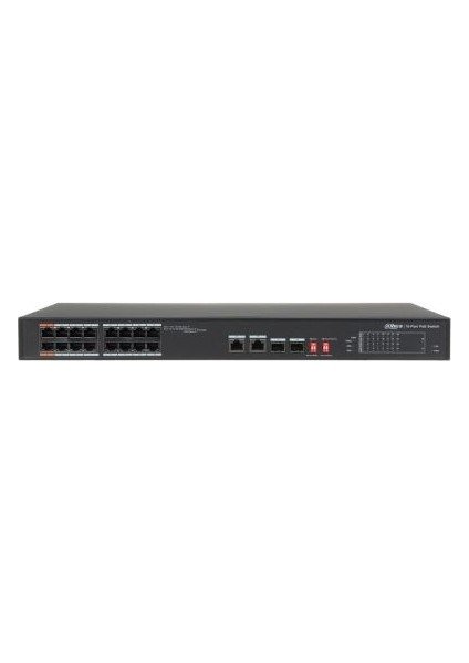 Dahua PFS3218-16ET-135 16 PORT 10/100/1000 POE 2xSFP COMBO Switch