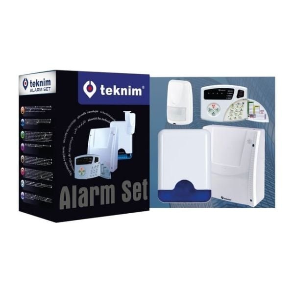 TEKNİM VAP-404PT PANEL KEYPAD TRAFO PIR SİREN AKÜ HARİÇ SET