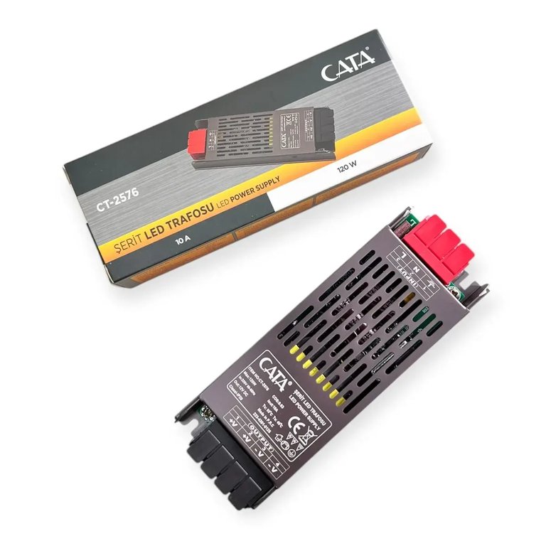 ADAPTÖR-CT-2576 LTX 10A ŞERİT LED TRAFOSU İNCE TİP LİGTEX 220V/60W