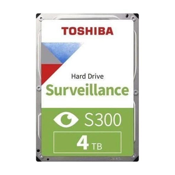 TOSHİBA 4 TB HDD S300 5700RPM 64 MB GÜVENLİK DİSKİ