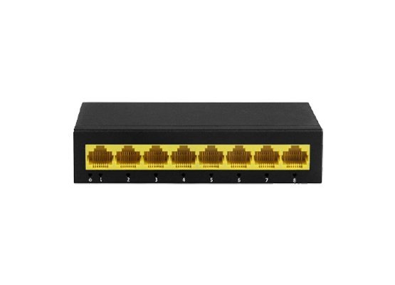 FOREDGE NS6080L 8 PORT GBİT ETHERNET SWİTCH METAL KASA HARİCİ POWER
