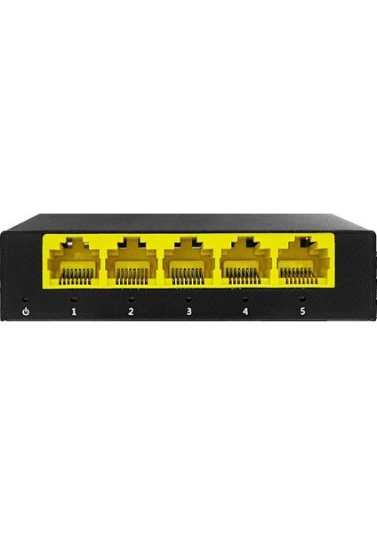 FOREDGE NS605L 5 PORT GBİT ETHERNET SWİTCH METAL KASA HARİCİ POWER