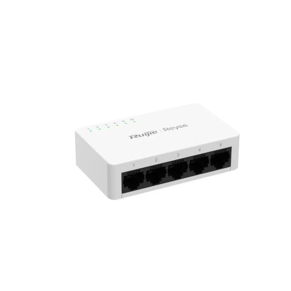REYEE RG-ES05F 5 PORTLU,10/100 FAST ETHERNET,TAK ÇALIŞTIR SWİTCH,PLASTİK