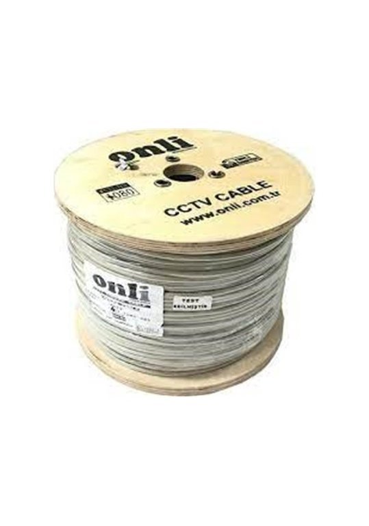 2+1 1X0,50 MM MİNİ COAX 2X0,50MM KAMERA KABLO -CABLE