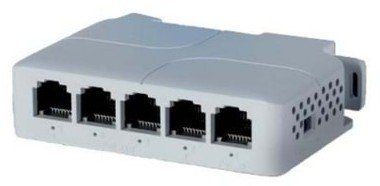 SECURITECH DG14A 1 GİRİŞ 4 ÇIKIŞ RAY TİPİ P.KASA POE EXTENDER at14f-a(A52)